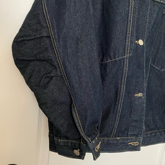 Silk & Salt Women’s Denim Jean Jacket Sz M NWT - Picture 5 of 7